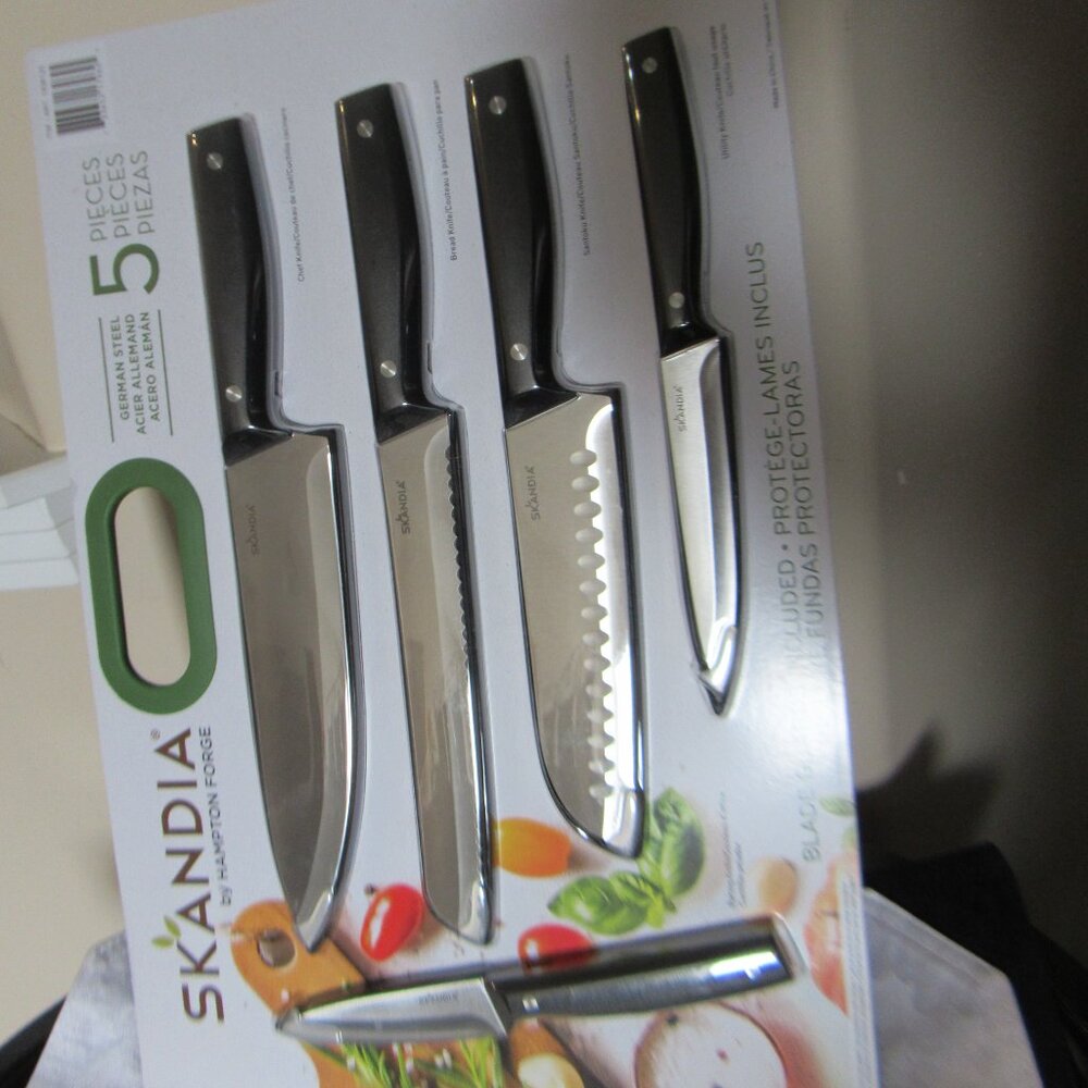 New 5 Piece Knife Set Skandia- German Steel